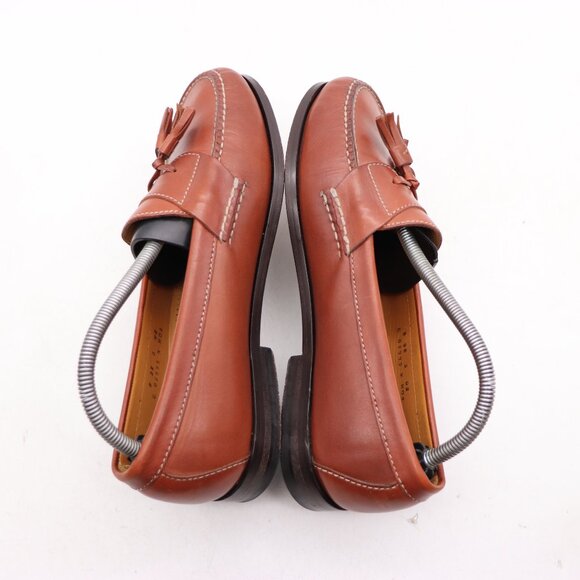 Cole Haan Brown Leather Tassel Loafers Men’s 8 EEE Classic Dress Shoes C02995 main image 9
